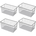 thumbnail image 2 of Freezer Organizer Bins  Upright Freezer Baskets for cu.ft Standup Freezer  Wire Storage Baskets with Built-in Handles, 2 of 6