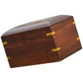 thumbnail image 6 of MUSEYA Dog Funeral Box Wood Pet Urn Dark Brown 1Set, 6 of 7