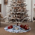 thumbnail image 4 of Fuzoiu Police Car Print Christmas Tree Skirt,Xmas Christmas Decorations,Xmas Tree Mat for Farmhouse Holiday New Years Home Party Decor Tree Rugs-36", 4 of 6