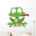 thumbnail image 1 of Frog Wall Decal by Wallmonkeys Peel and Stick Graphic (24 in W x 22 in H) WM7310, 1 of 4