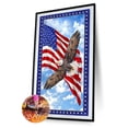 thumbnail image 2 of Cuadros Decorativos Diamond Painting 5D DIY American Flag Eagle Full Round Drill Picture Kit Sywqhk Nuevos Originales, 2 of 9
