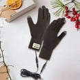 thumbnail image 5 of Heated Gloves, Rechargeable Heated Gloves for Men Women, Waterproof Electric Heating Ski Gloves with Touchscreen for Cold Weather Motorcycle Skiing Snowboarding Hiking Hunting Gifts(First gear), 5 of 7