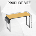 thumbnail image 2 of LIFERECORD 47 Inch Computer Desk with Storage Bag & Hook for Home Office Small Spaces, 2 of 5