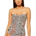 thumbnail image 2 of Bleu Rod Beattie Womens Like It Hot Bandeau Tankini Top 10 Multi animal, 2 of 2