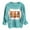 Green, variant on WXLWZYWL Trendy Sweatshirts For Women 2023 Woman Round Neck Long Sleeve T-Shirt Printing Loose Blouse Tops