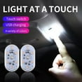thumbnail image 2 of KITPIPI 1/2/4Puch MagnC Mini Car LED USB Charging Interior Lamp for Armrest Box Switch Toetic Reading Lamp Foot Light, 2 of 6