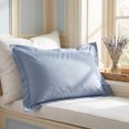 thumbnail image 5 of Unique Bargains 2 Pack Cotton Pillowcase Cooling Envelope Closure Bedding Queen Blue, 5 of 5