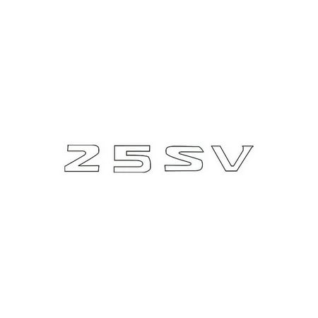 Genuine OE Nissan Nameplate - 84896-9HS3A
