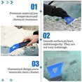 thumbnail image 5 of Lksixu Plastic Ice Scrapers for Car Windshield and Window, Auto Snow Removal Shovel with Non-Slip Grip, Small Ice Frost Cleaning Tools Scratch-Free Winter Car Accessories for Cars Trucks and SUVs, 5 of 8