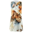 thumbnail image 4 of LYXSSBYX Sundresses for Women Women's Fashion Casual Round-Neck Vintage Sleeveless Print Dresses, 4 of 5