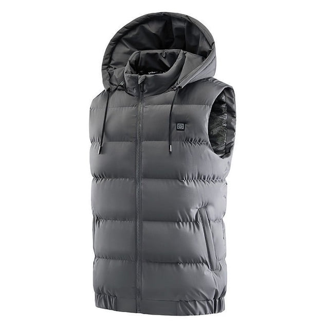 Chaqueta de Invierno con Capucha y Calefacción de Nine Districts, con Calefacción Por Usb