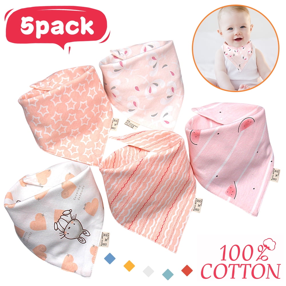 HAOAN Baby Bandana Drool Bibs Cotton Bandana Bibs for Boys Girls