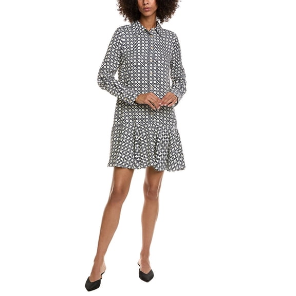 Ted Baker womens  Button-Down Shirtdress, m, White
