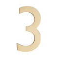 thumbnail image 1 of Architectural Mailboxes 3585PB-3 House Number 3, Polished Brass - 5 in., 1 of 1