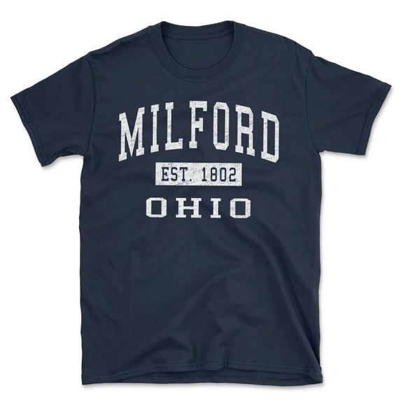 Milford Ohio Classic Established Men's Cotton T-Shirt