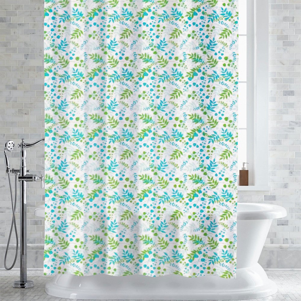 PEVAEVA Shower Curtain/Liner Bruno Foliage Print 70" x 72" Walmart