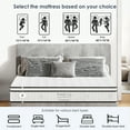 thumbnail image 3 of Twin Mattress 8 Inch, Memory Foam Mattress with Pocket Spring, Soft & Comfortable Medium Firm, 3 of 17
