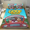 thumbnail image 1 of Tropa Goof Conjunto de sábanas temático, trío de piezas, cómodo y amigable con la piel, diseño único, regalo de decoración para el hogar para familiares, amigos y fans,135cm *200cm, 1 of 6