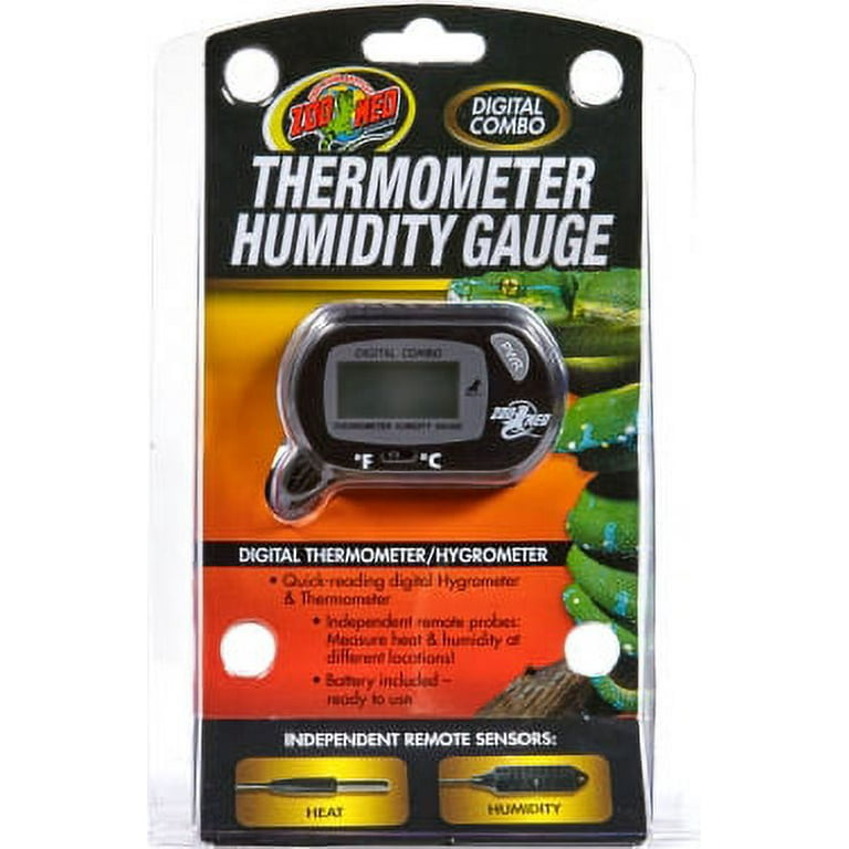 Zoo Med Analog Thermometer & Humidity Gauge