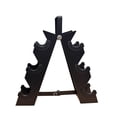 thumbnail image 1 of JOIE-CIEL 3-Tier Foldable Dumbbell Storage Rack, A-Frame Stand for 1-10 lbs Dumbbells, 60 lbs Capacity, Portable with Built-in Carry Handle, Black, 1 of 7