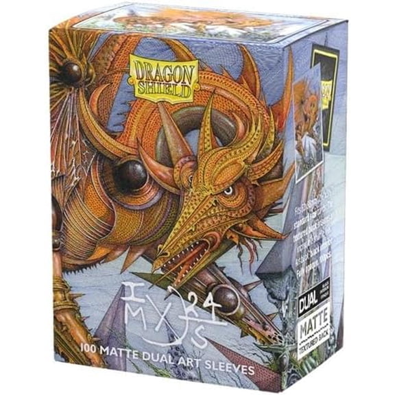 Dragon Shield | Matte Dual Art Sleeves | The Millerax | 100 CT - Smooth & Tough Premium TCG Sleeves | Compatible with Pokemon, Flesh & Blood, One Piece & Magic The Gathering