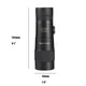 thumbnail image 4 of Xihbxyly Artículos En Oferta Telescopio Alto Monocular Teleobjetivo Potente 8-40X40 Portátil para Acampar, 4 of 4