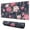 Pioneer Flower Floral-2, variant on Long Mouse Pads for Desk,Pioneer Flower Floral Print Pattern Desk Mats on Top Of Desks, Desk Mouse Pad Extra Large with 3mm Non-Slip Base and Stitched Edge for Gaming,Office,Work,Home 31.5"x11.8"