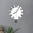 thumbnail image 1 of Reloj de pared moderno Soledad con Movimiento suave 30 cm x 37,5 cm, 1 of 9