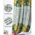 thumbnail image 3 of Summer Flowers Blackout Curtains for Bedroom Living Room Darkening Curtains 90 Inch Leaves Red Plaid Country Retro Farm Black Out Window Curtain Privacy Window Treatment Grommet Drapes 52"x90"x2, 3 of 9