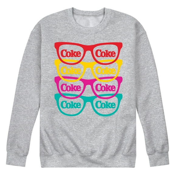 Coca-Cola - Retro Sunglasses - Men's Crew Neck Fleece Pullover