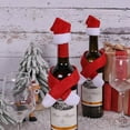 thumbnail image 3 of AmaMary Mini Christmas Hat Christmas Scarf, Wine Bottle Silverware Holder Christmas Beanie Set Home Christmas Decoration (24PCS), 3 of 6