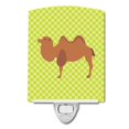thumbnail image 1 of Carolines Treasures BB7644CNL Bactrian Camel Green Ceramic Night Light, 1 of 1