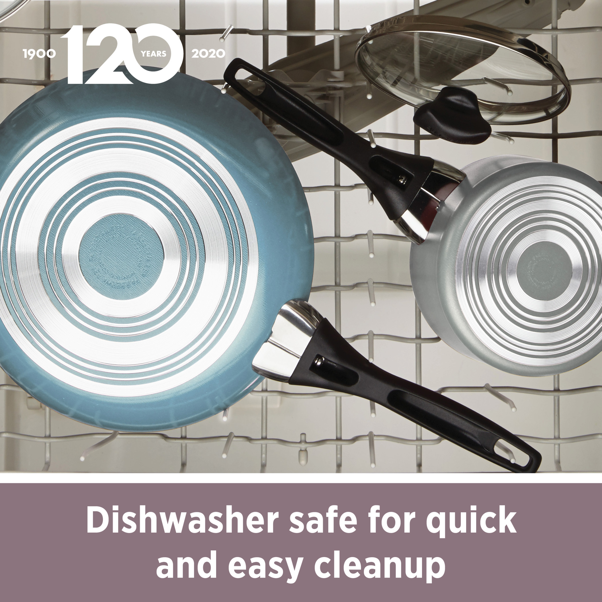 Farberware 6-Quart Nonstick Jumbo Cooker Chef's Pan, Aqua photo 7