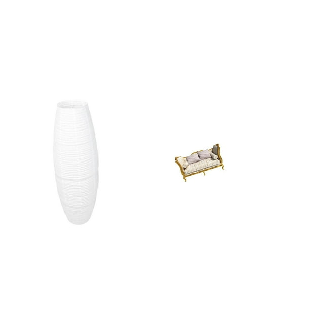 Lámpara de pie con pantalla sencilla, protector de bombilla de papel, accesorios modernos, cubierta para dormitorio, hogar, hotel, modelo de sofá de m