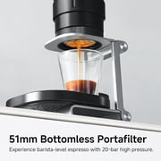 HiBREW H4C Portable Espresso Coffee Machine, 51mm Bottomless Professional Coffee Maker