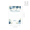 thumbnail image 5 of Koyal Wholesale Share a Memory Cards, Icy Blue Roses Cards for Wedding, Life Memories, 4" x 6", 52-Pk, 5 of 5