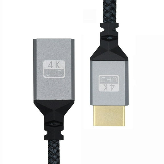 CY HDMI 1.4 Type A Male to A Female Extension Cable Straight Connector 90 Degree Support HDTV 4K 60hz 3D