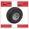 thumbnail image 4 of Arnold 15 X 6.0 - 6 Steel Lawn Tractor Front Replacement Wheel, 300 lb Load Rating, 4 of 7