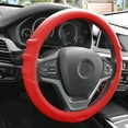 thumbnail image 2 of FH Group , Couvercle de Volant en Silicone avec Marques de Prise, Rouge, pour Auto, 2 of 4