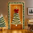 thumbnail image 5 of 33 FT Christmas Garland with Lights Battery Operated Pre-Lit Faux Fur Berry Garland String Warm White LED for Staircase Mantel Window Door Holiday Party Home Decor, 5 of 9