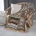 thumbnail image 5 of Gifts for Brother Blanket - Brother Gift from Sister - Brother Gifts - Brother Birthday Gift - Birthday Gifts for Men - Soft Throw Blankets for Bed Sofa Couch Travel Beach (Brown, 50x60 Inch), 5 of 6