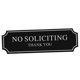 thumbnail image 5 of IDEANATEGRATE Decorativo No Solicitar Para Puerta De Hogar Material Acrílico Negro, 5 of 7