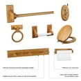 thumbnail image 5 of Dalton 24-Inch Wall-Mounted Towel Bar for Bathroom, Honey Oak Wood, Sturdy and Easy to Install – Design House, 561175, 5 of 10
