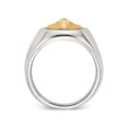 thumbnail image 3 of Gem & Harmony Mens Lion Head Stainless Steel Polished Ring for Men, 3 of 6