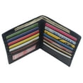 thumbnail image 5 of Men's RFID Cow Leather European Bifold Wallet Hipster 1 ID Window by Marshal, 5 of 18