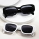 thumbnail image 3 of Gafas de sol Kimorn Rectangulares K1307 para Mujer y Hombre Negro+Blanco, 3 of 7