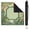 Mint Peacock Pavilion Floral Mahjong Mat, variant on Orange Chinese Mahjong Motif Mahjong Mat 31.5x31.5 Inch | Non-Slip And Noise Reduction Mah Jong Table Mat Cover with Carrying Bag For Mahjong Lovers, Poker, Board Games And Dominoes