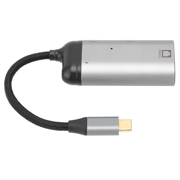 USB To Ethernet Adapter, Charging While Playing Ethernet To USB Adapter High Speed PD Fast Charge for for for OS X/iOS
