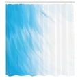 thumbnail image 3 of Ambesonne Modern Shower Curtain, Waves Cloudy Sky, 69"Wx84"L, Blue White, 3 of 5
