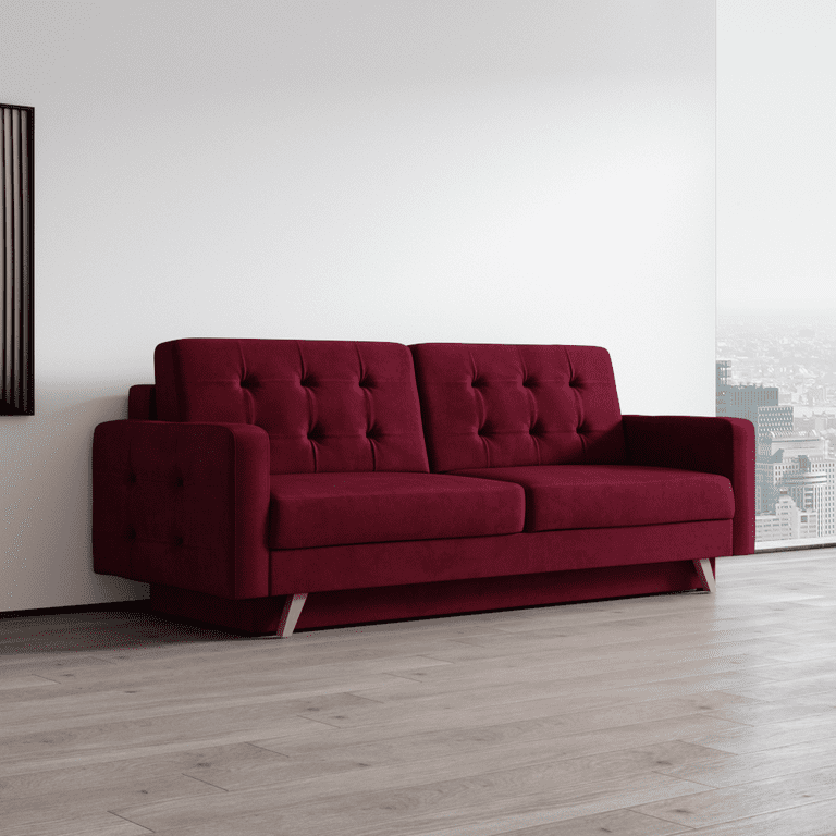 Meble Vegas Futon Sofa Bed Queen Sleeper with Storage Walmart